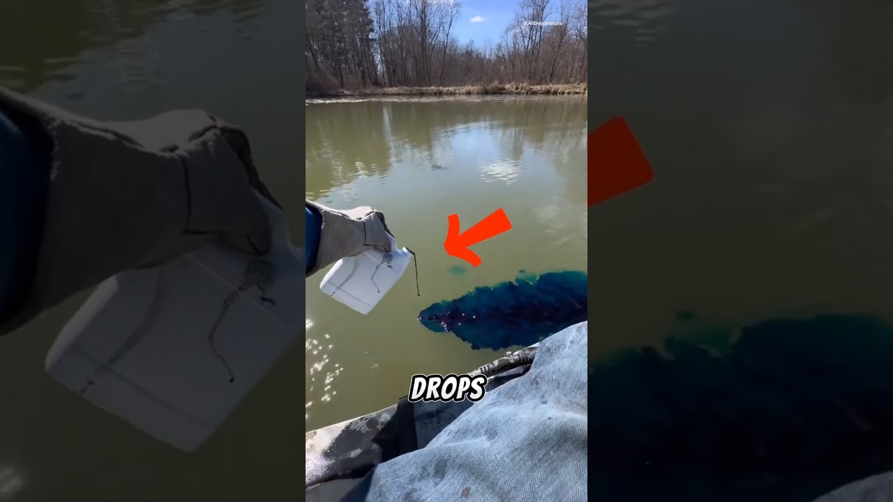 Turn Your Pond into a Tropical Paradise with This Magic Blue Dye! 🐟✨