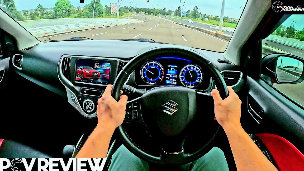 POV REVIEW | SUZUKI BALENO HATCHBACK 1.4 A/T 2017 | BENAR BALENO ITU ENAK? 🤔 | Car Tour & Test Drive