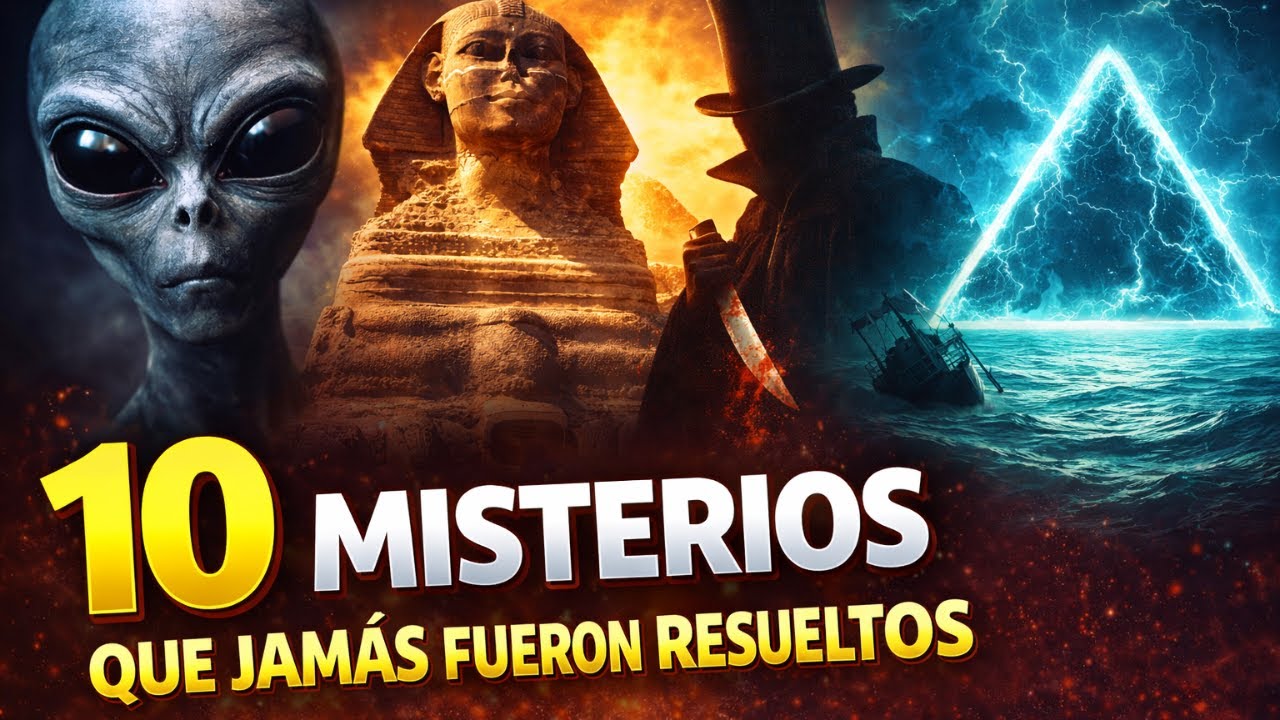 10 MISTERIOS que JAMAS fueron RESULETOS