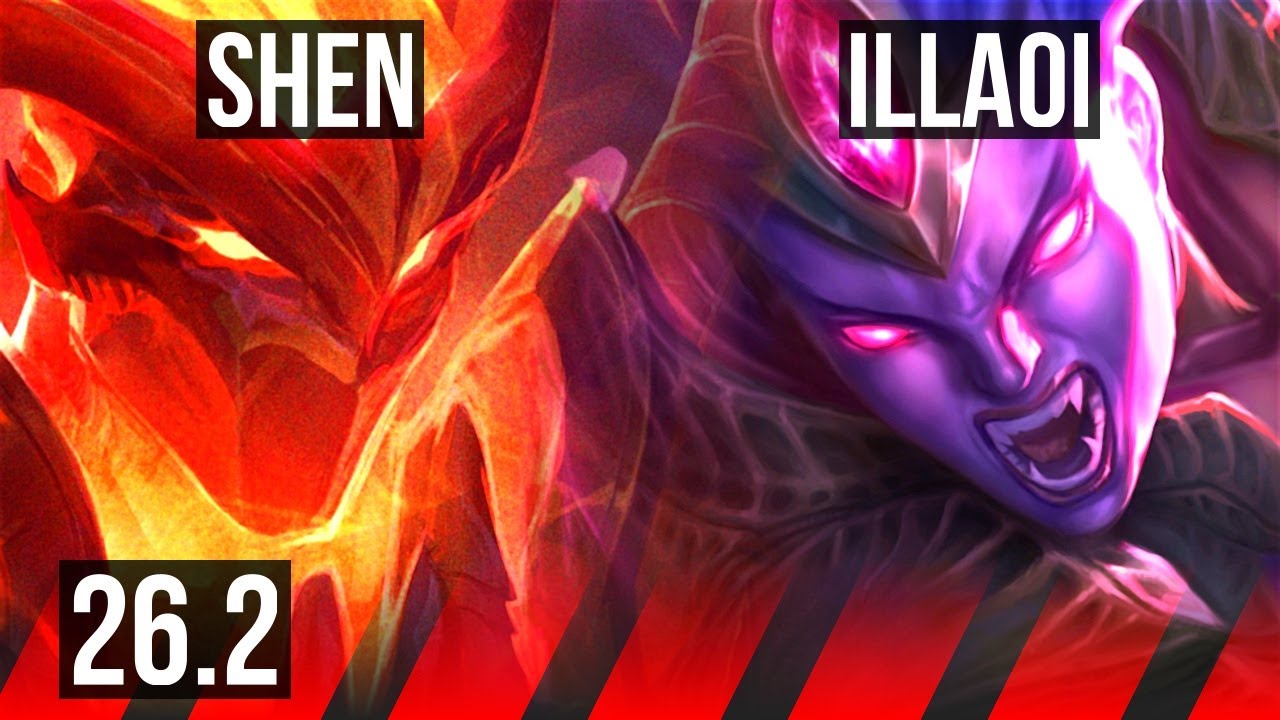 SHEN vs ILLAOI (TOP) | 38K damage, Good KDA: 10/2/26 | EUW Diamond | 26.2