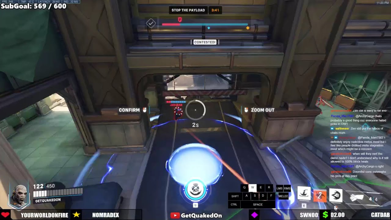 OW 2 GetQuakedOn Doomfist Gameplay Overwatch 2 PVP BETA