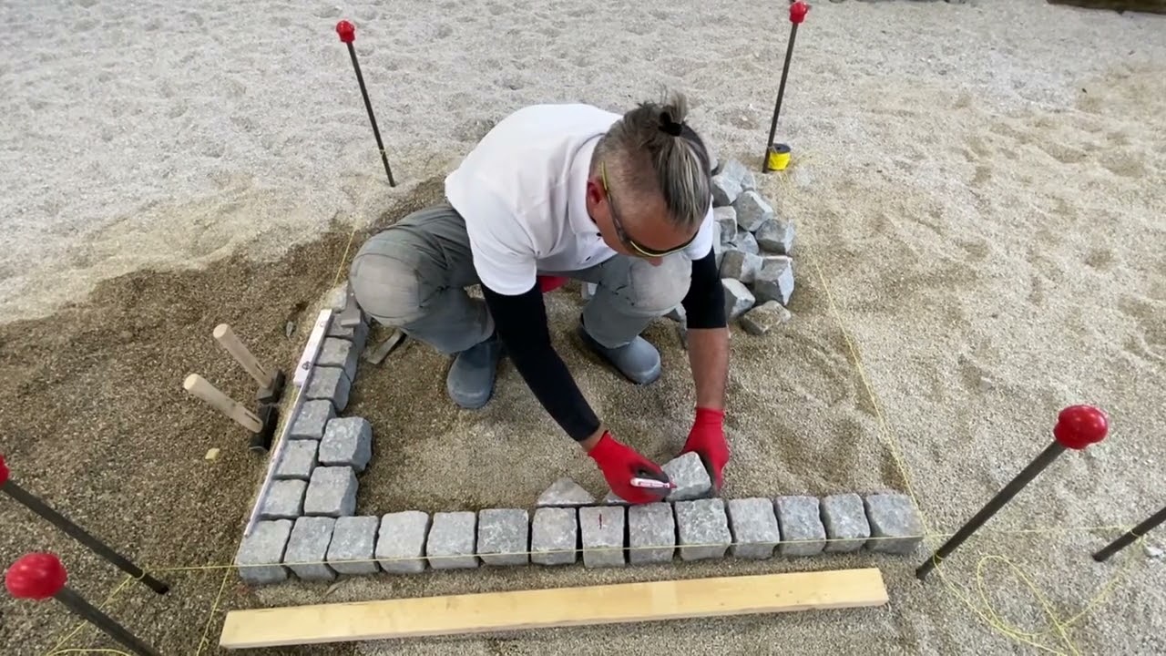 Kleine Pflasterschule - Segmentbogenpflaster: 6 - Die Bogenschablone herstellen
