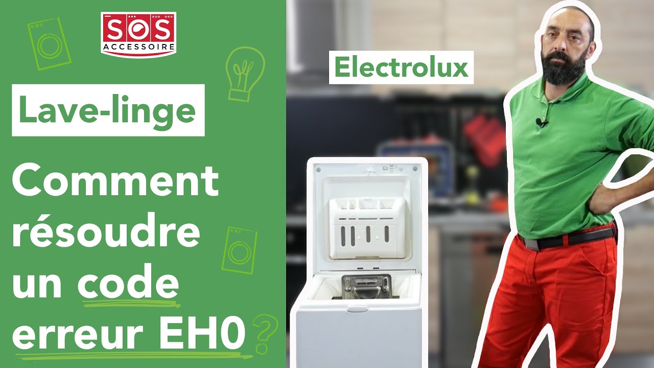 🆘 Mon lave-linge Electrolux clignote 17 fois : résoudre un code erreur Eh0