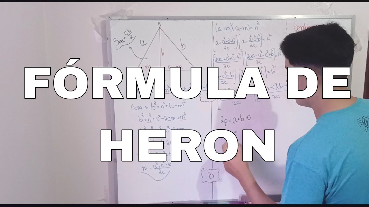 🤯DEMONSTRANDO A FÓRMULA DE HERON🧐