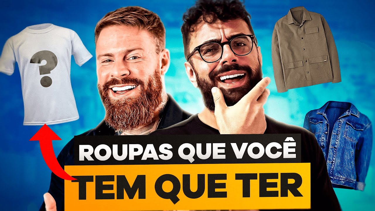 5 PE&Ccedil;AS DE ROUPAS MASCULINAS QUE TODO HOMEM DEVERIA TER (com Coloral) | MODA MASCULINA