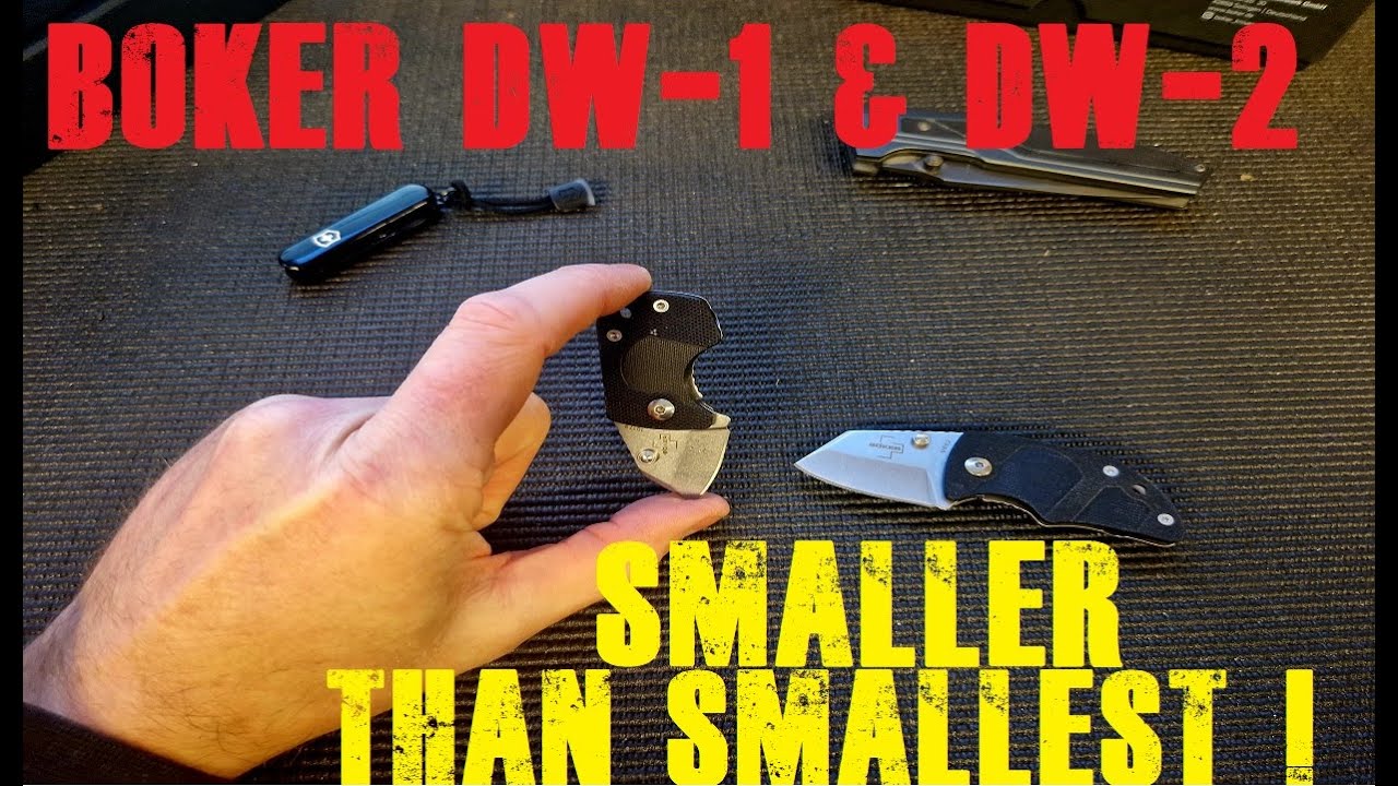 My first reinvested Unboxing ! The Boker Plus DW-1 and DW-2