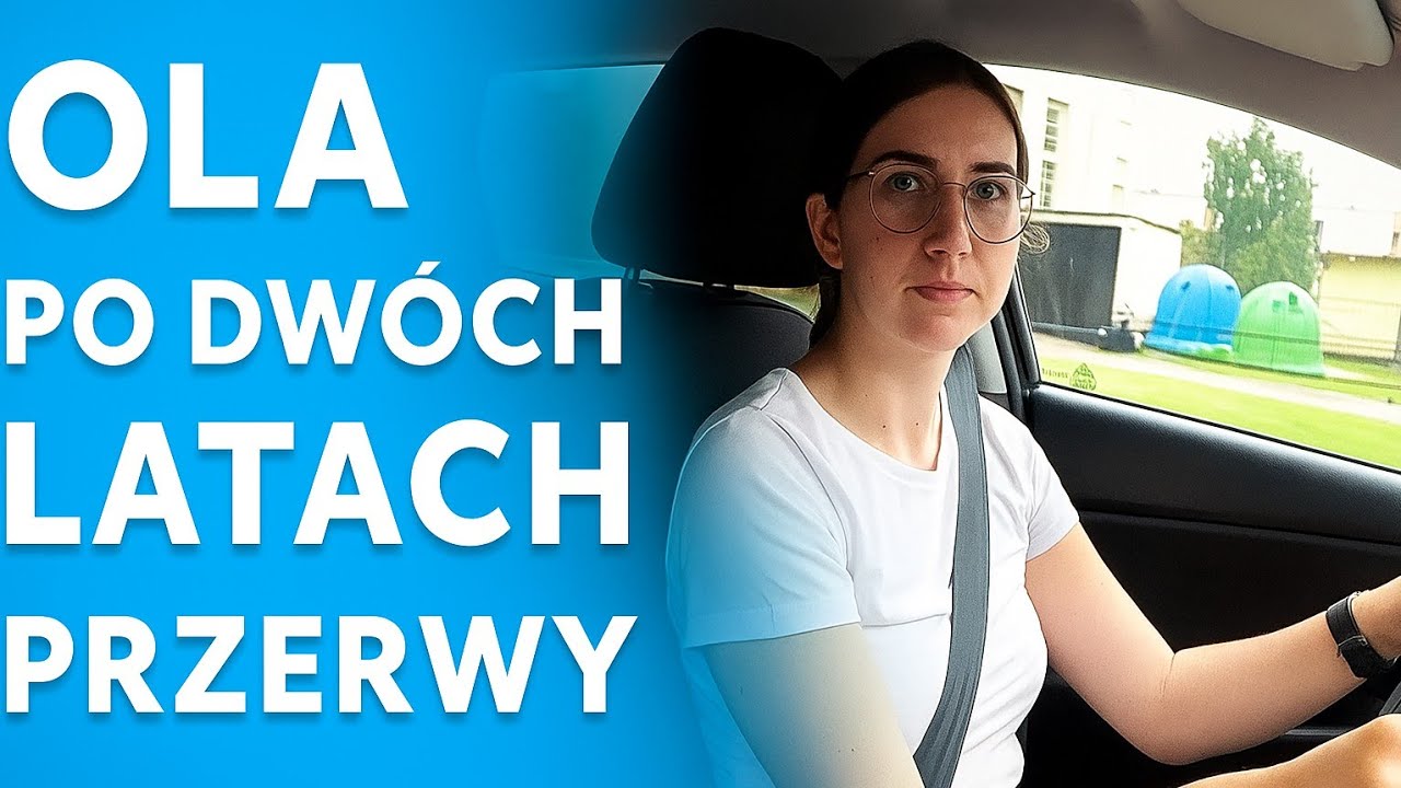 Egzamin z Olą po dwóch latach przerwy od jazdy 😱 Zobacz trasy egzaminacyjne w Dąbrowie Górniczej 