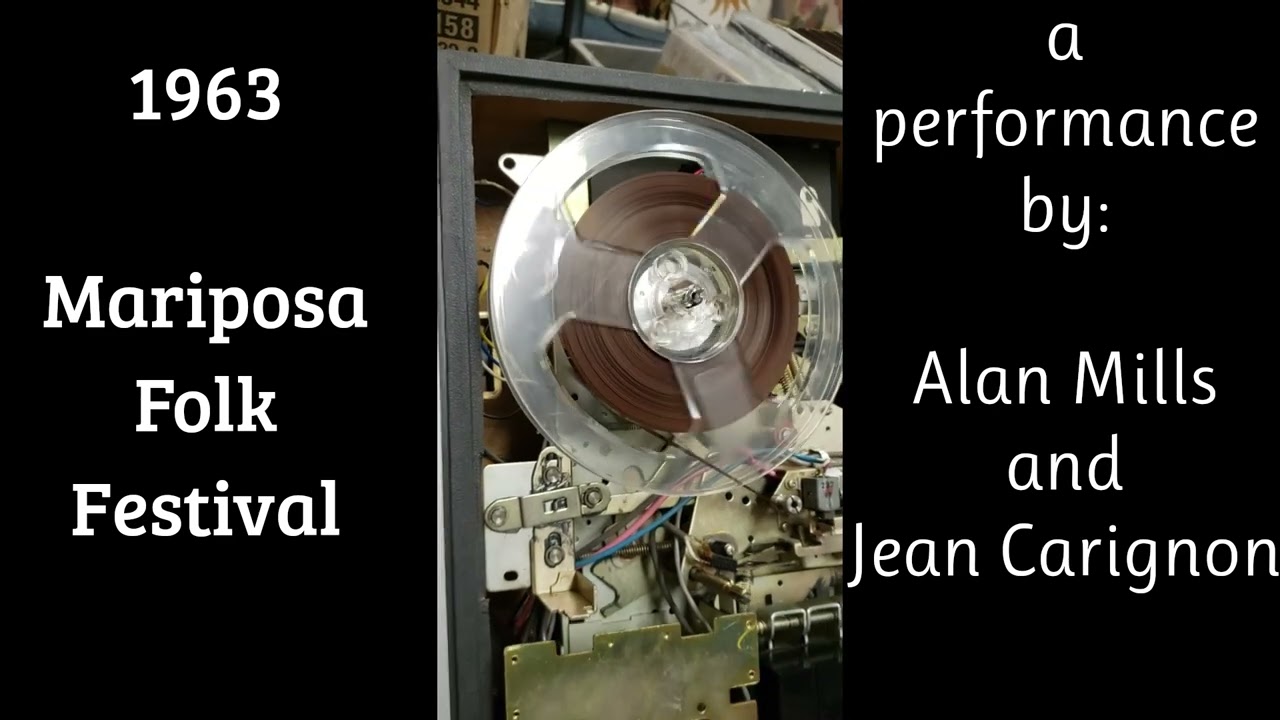 Alan Mills & Jean Carignon performance 1963 Mariposa Folk Festival