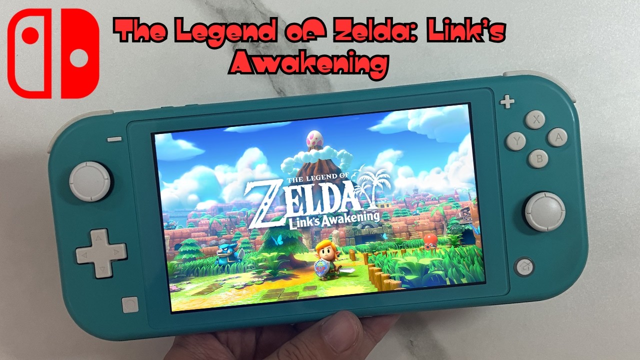 The Legend of Zelda: Link’s Awakening Performance Gameplay Nintendo Switch Lite Handheld
