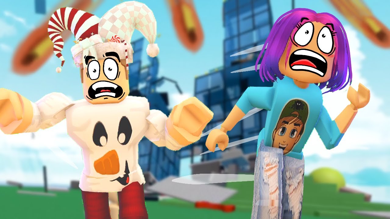 Chad and Audrey Survive Disasters in Roblox kinda