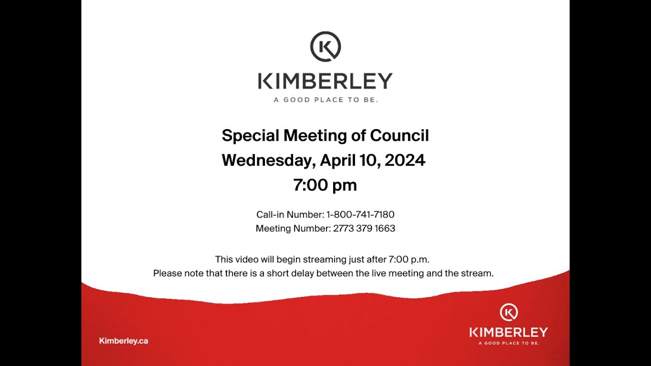 Special Meeting of Council