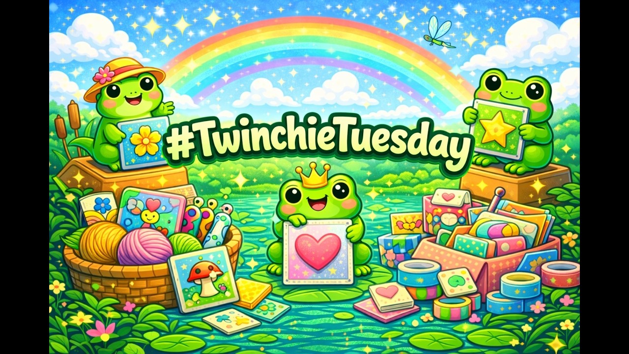 #twinchietuesday Come see what my twinchies are up to today!🐸💚