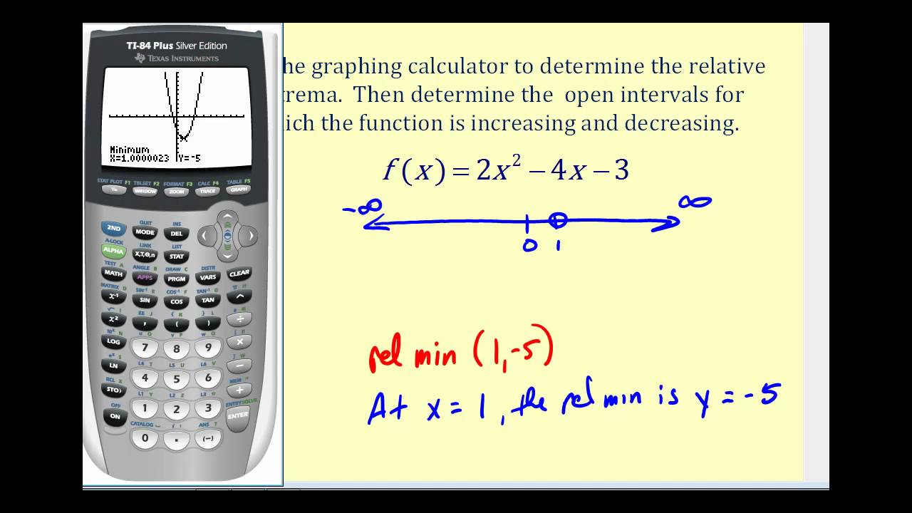 Determine Where a Function is Increasing and Decreasing