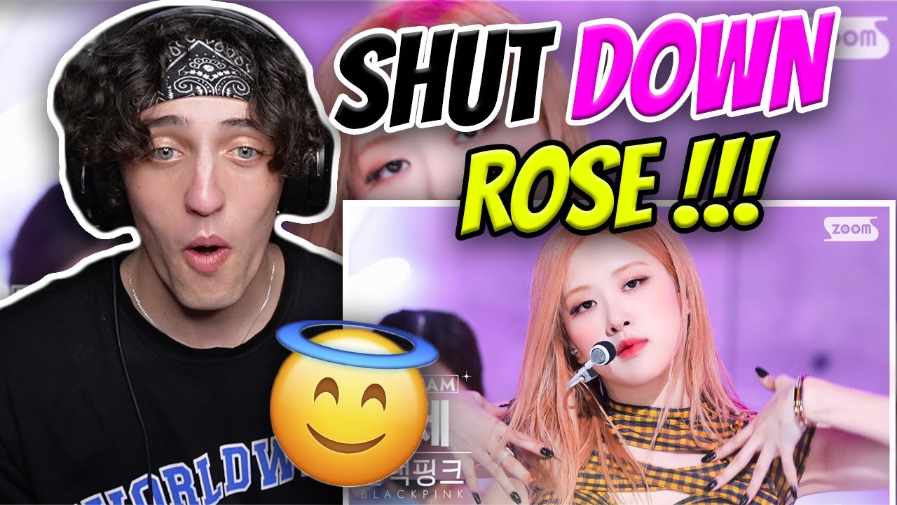 South African Reacts To BLACKPINK - Shut Down Inkigayo 'ROSE FANCAM' !!! 😍
