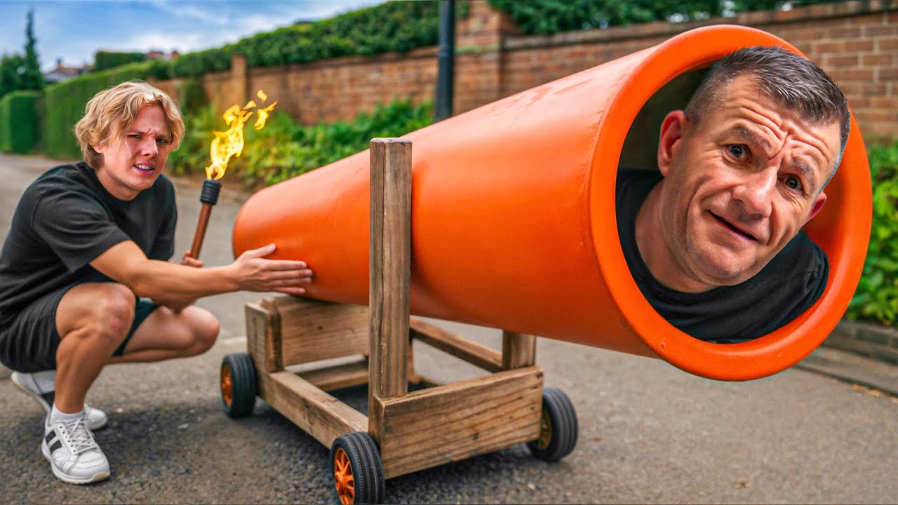 Zbudowałem ARMATĘ i Wystrzeliłem z Niej.....