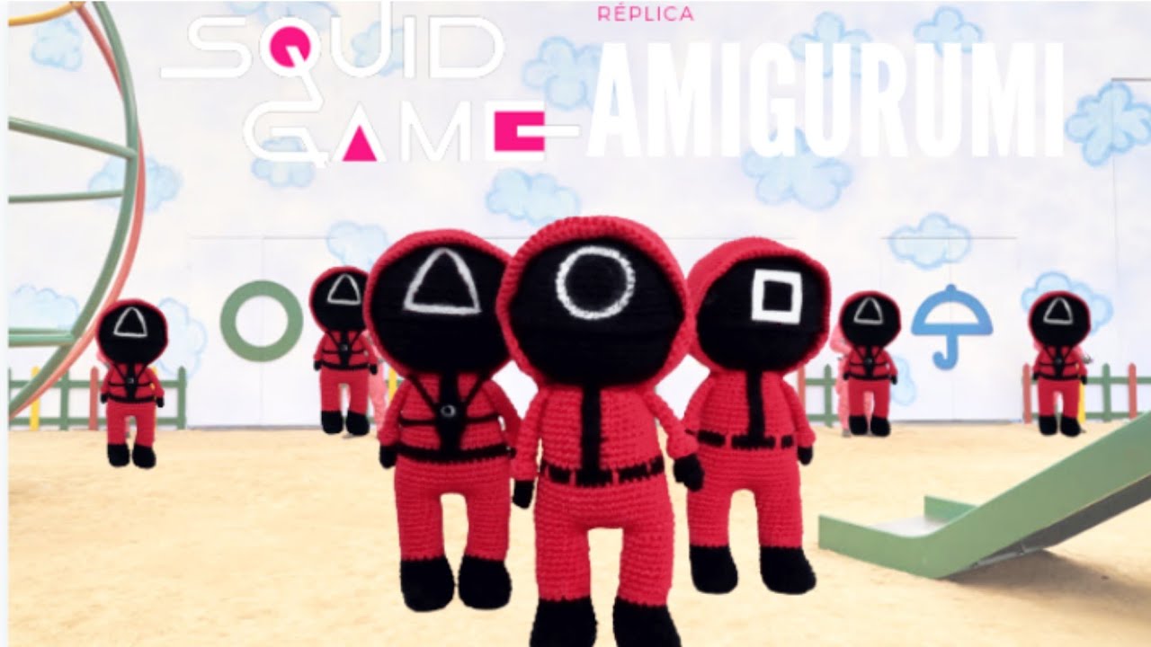 SQUID GAME AMIGURUMI / ROUND 6 (RÉPLICA CORPO SUPERVISOR)