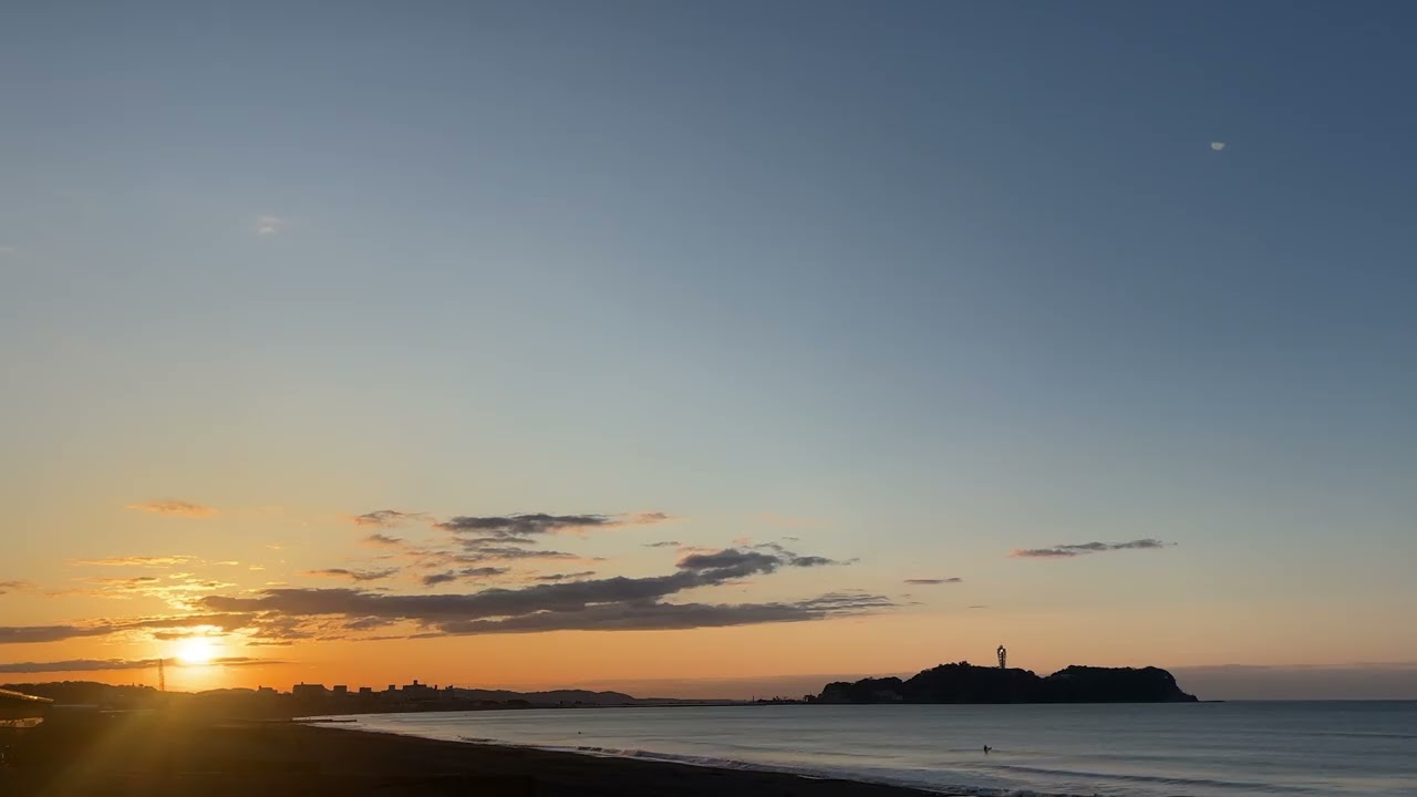 【江ノ島・日の出】2026/02/19 江ノ島の朝日