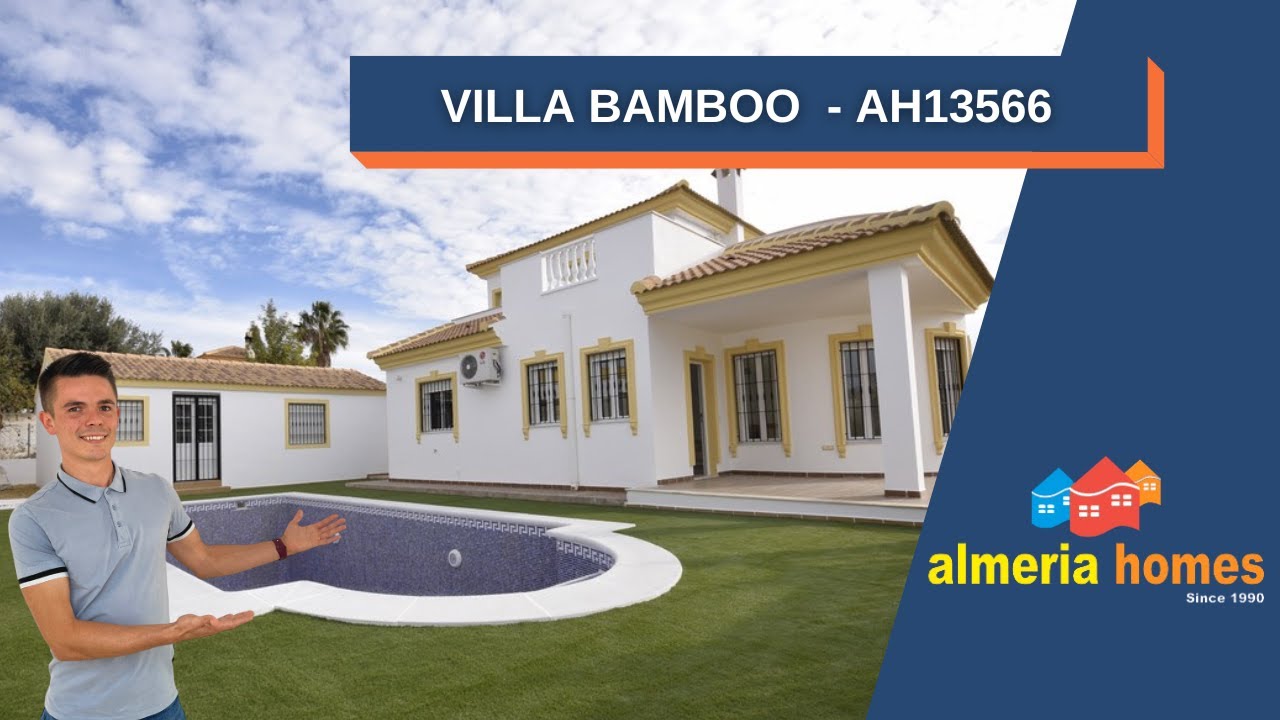 SOLD! 4 bedroom property for sale in Arboleas with a pool / Villa Bamboo - AH13566