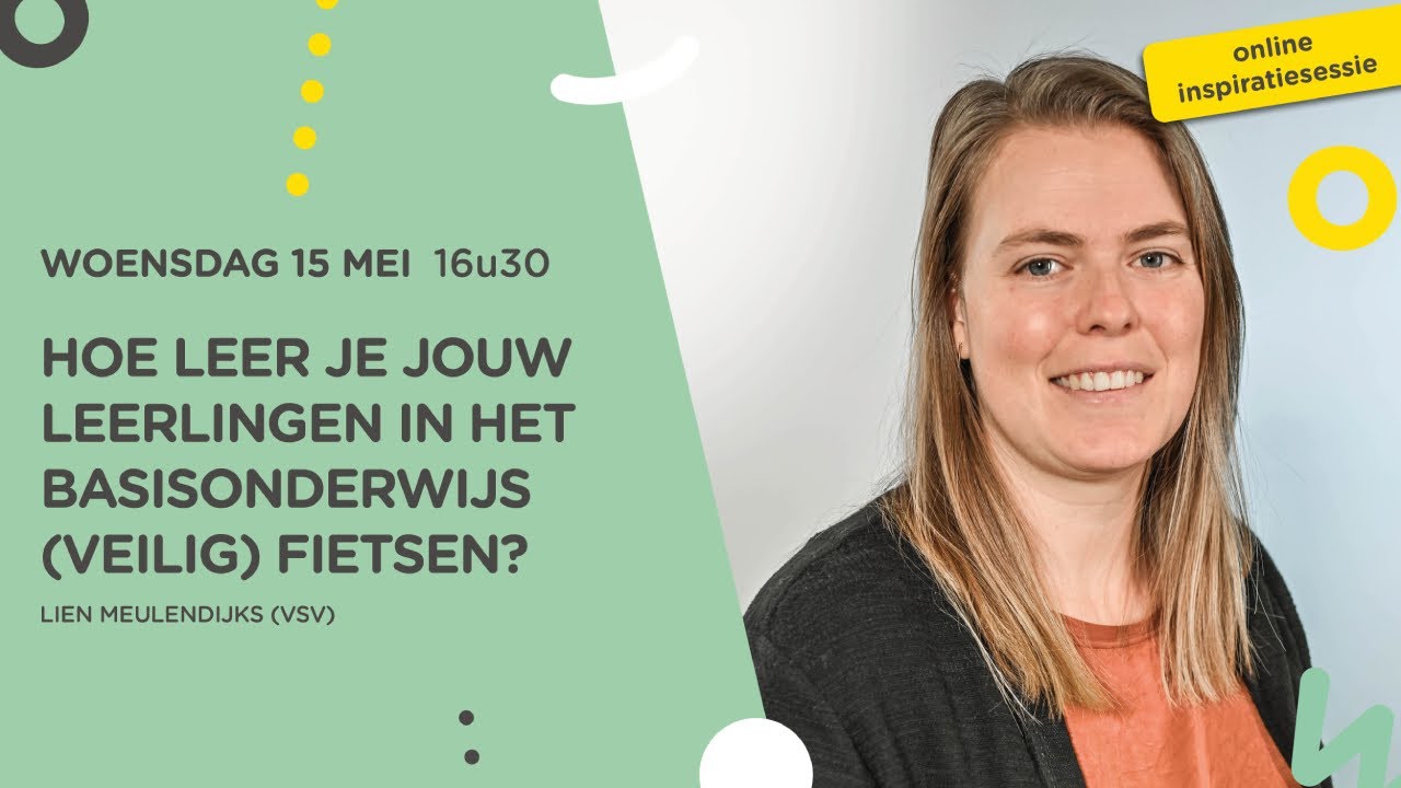 Online inspiratiesessie beweging I Hoe leer je jouw leerlingen basisonderwijs (veilig) fietsen