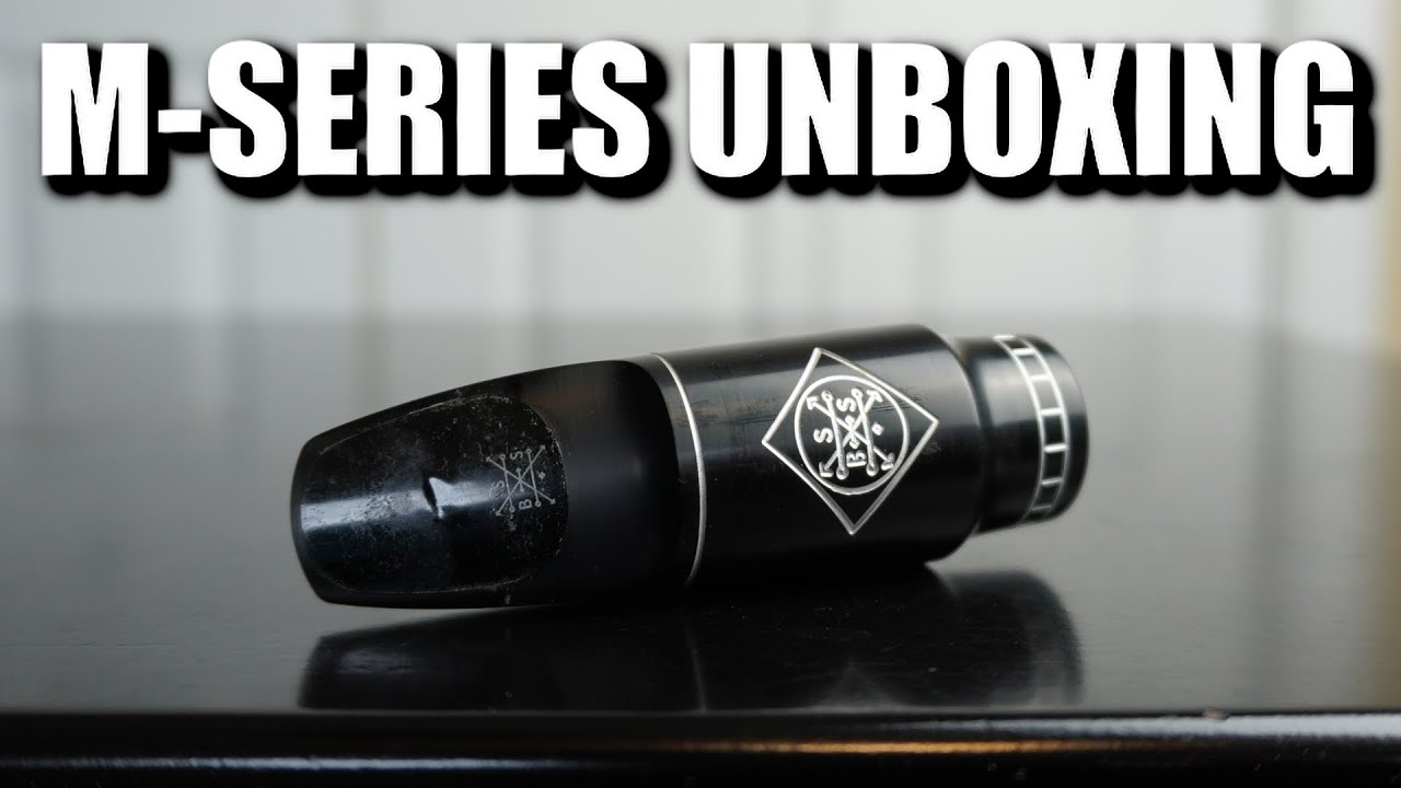 Распаковка мундштука для альт-саксофона Boston Sax Shop серии M.