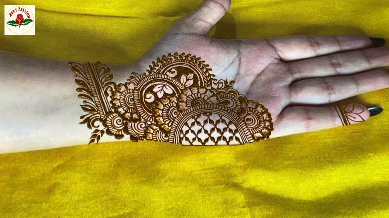 Class 22 : Arabic mehendi design from reference | Karwachauth special|  mehndi Artist henna's henna
