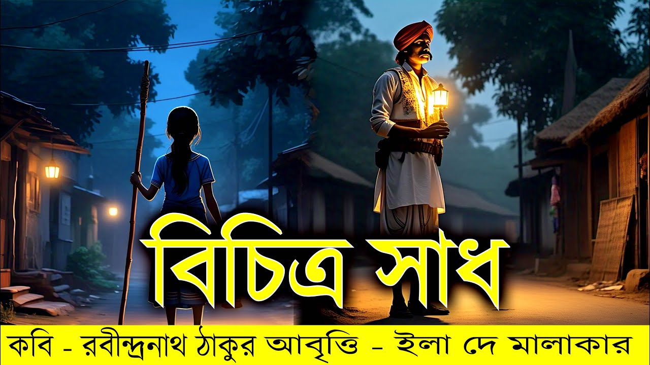 রবীন্দ্রনাথ ঠাকুর-এর কবিতা বিচিত্র সাধ | Bichitra Sadh ছোটদের আবৃত্তি-Rabindranath Thakur