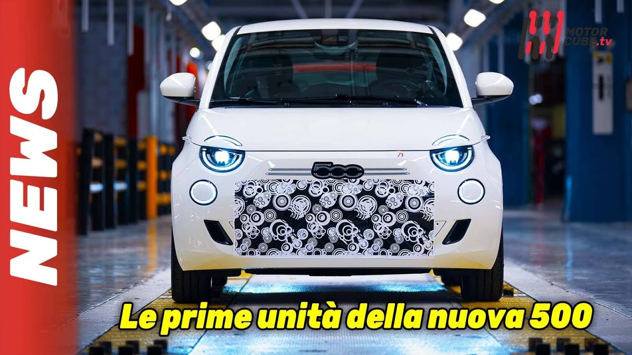 NEW FIAT 500 HYBRID 2025 - I PRIMI ESEMPLARI NELLO STABILIMENTO MIRAFIORI DI TORINO