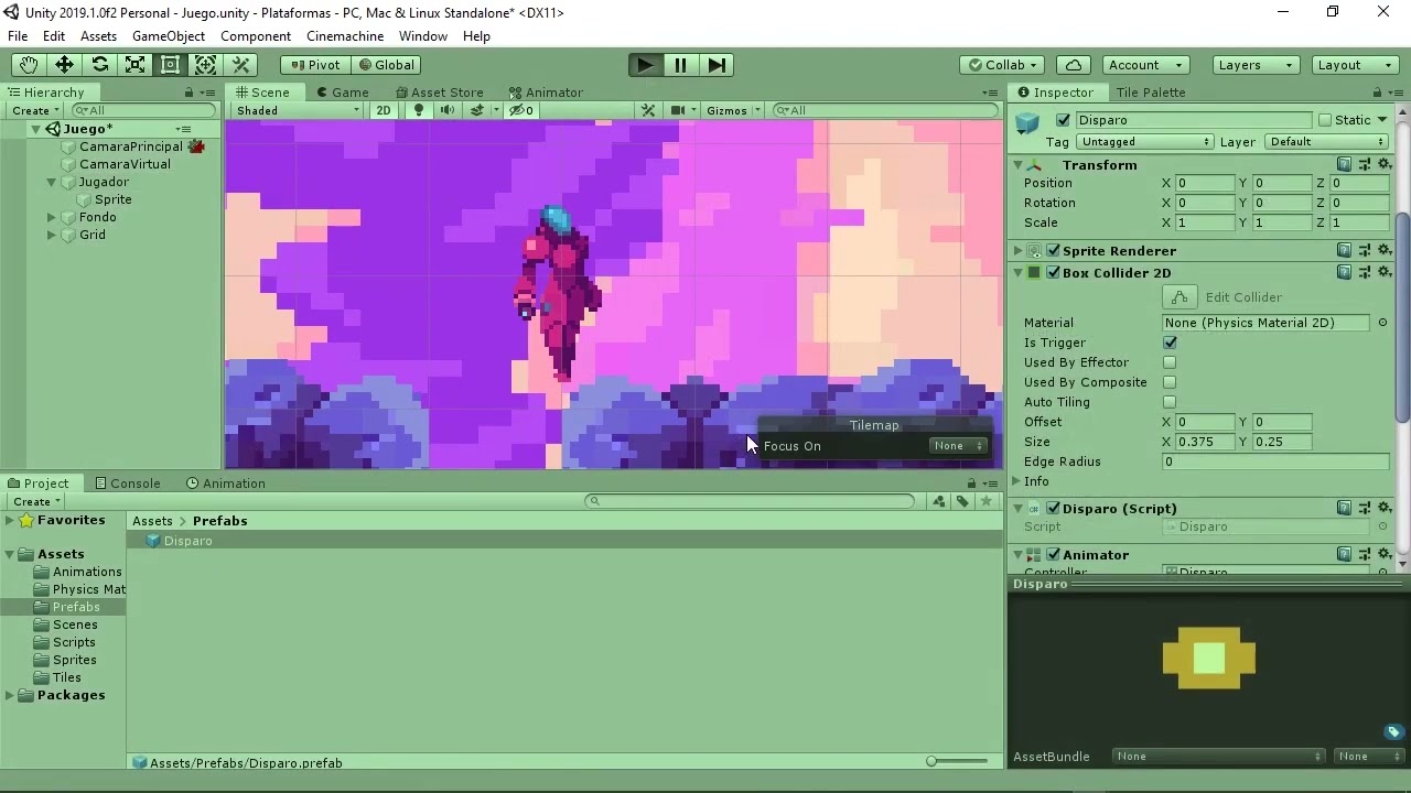 clase N°80     Disparos Aprende  Unity y C# desarrollando juegos reales