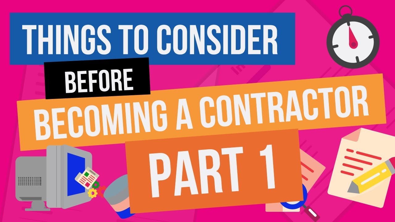 Introduction to Software Contracting:  Things to Consider Part One