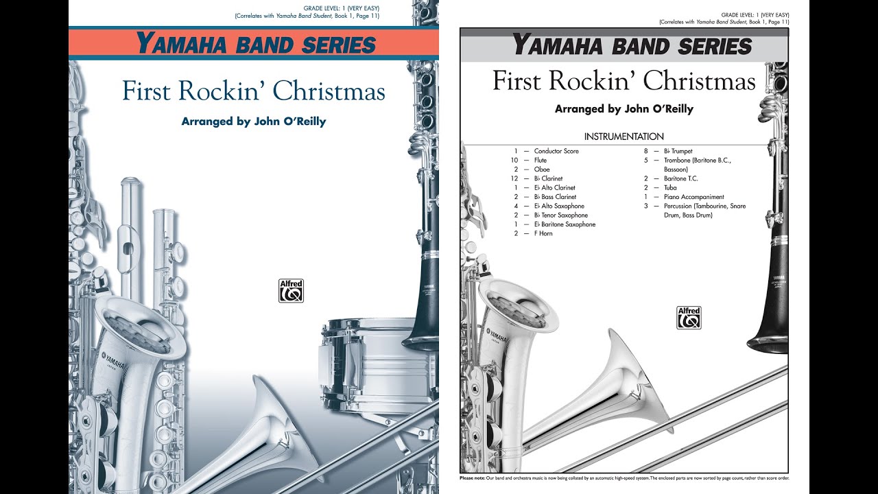 First Rockin' Christmas, arr. John O'Reilly – Score & Sound