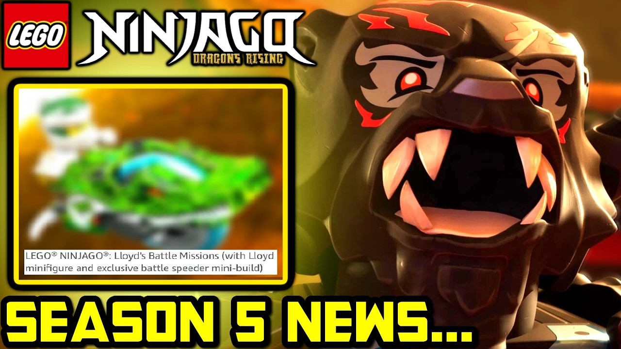 Не могу поверить в эти новости о 5-м сезоне... 🐲 Ninjago: Dragons Rising, новости и предположения...