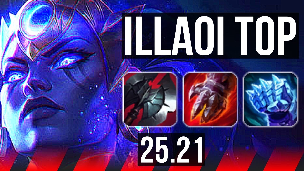 ILLAOI vs MORDEKAISER (TOP) | 6 solo kills, Rank 11 Illaoi | EUW Master | 25.21
