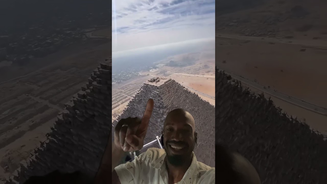 Top of Pyramid Giza #travel #egypt