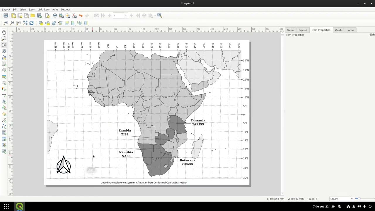 Africa Map Walkthrough in QGIS