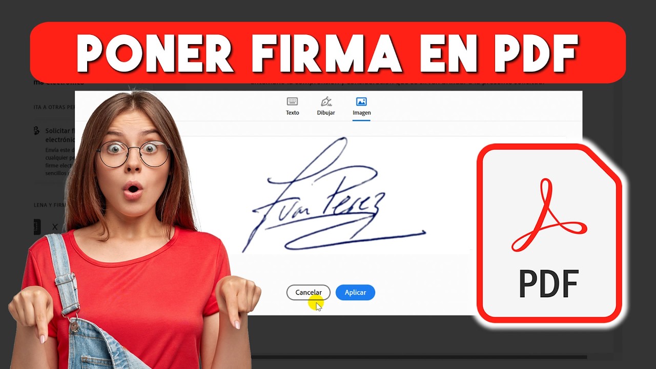 Como Añadir una Firma en un PDF con Acrobat Reader (GRATIS)
