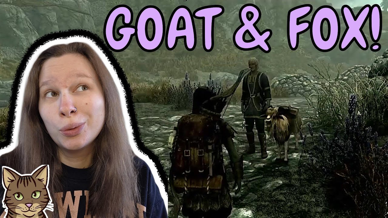 Cosy Skyrim Adventure | Getting My First Pets (Goat and Fox Companions)