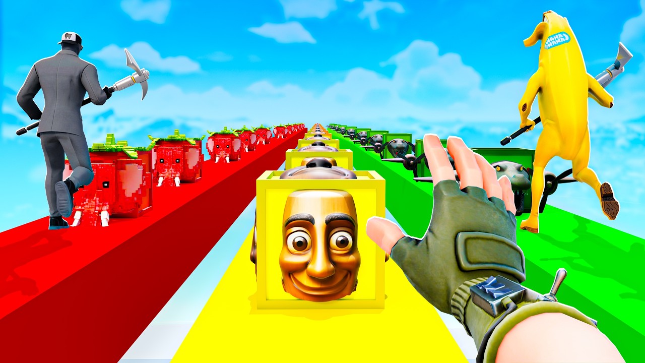 I Hosted a BRAINROT Lucky Block Race!