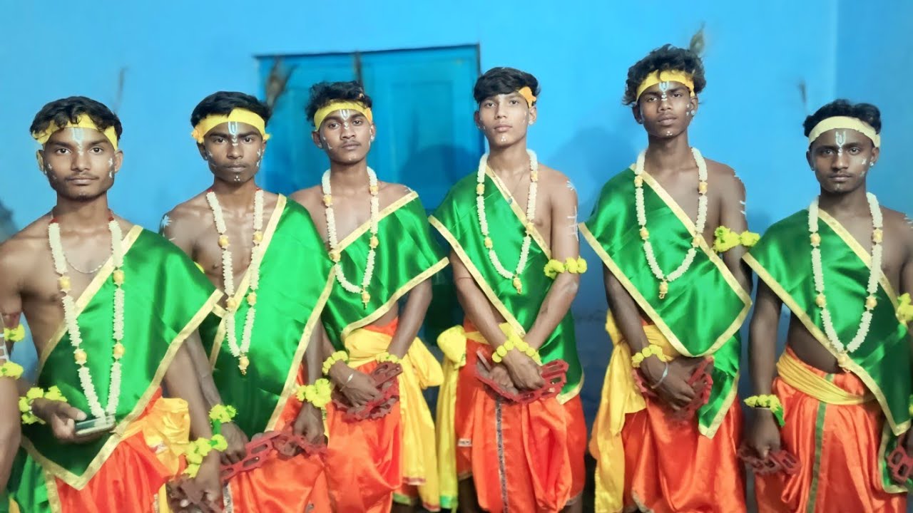 Radha Krishna look 🙏🦚🥀🥰 gobinda pur Gaur Mandal kirtan team 🙏