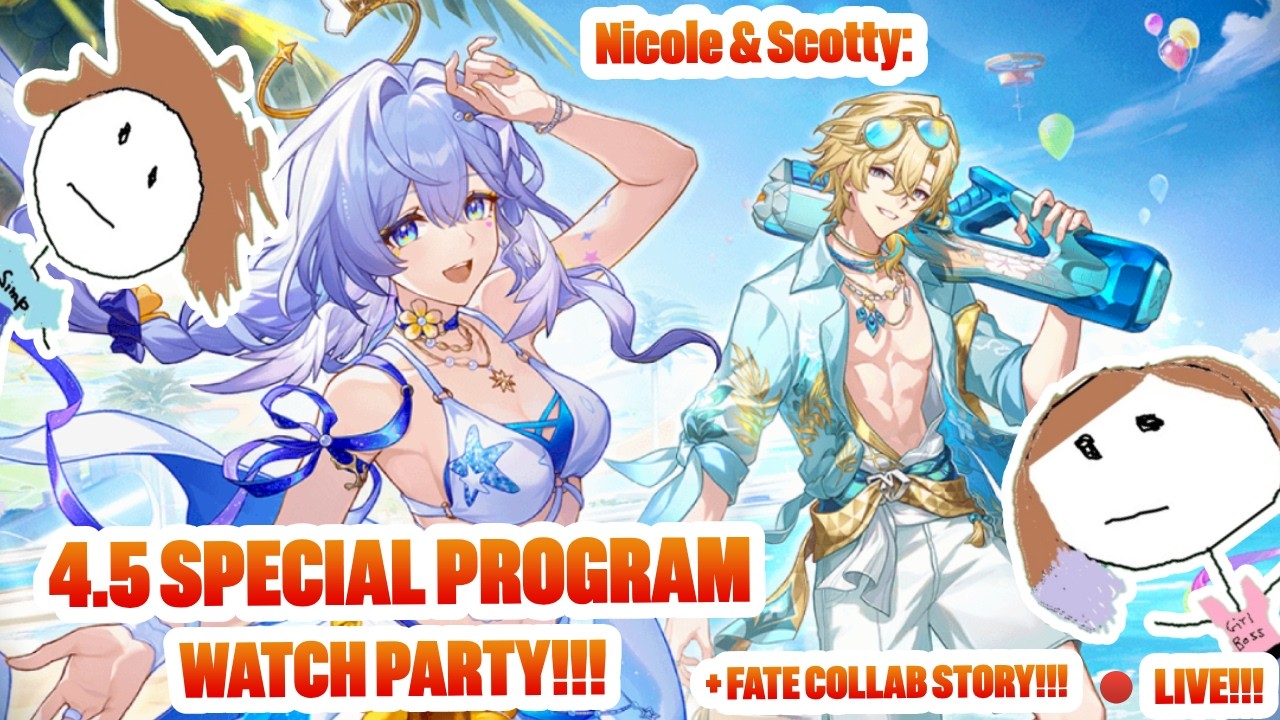 🔴LIVE! HSR 4.5 SPECIAL PROGRAM REACTION!!!!! + FINALLY STARTING FATE STORY!!! | Honkai: Star Rail