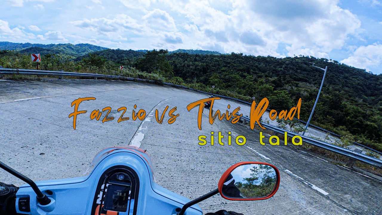 Fazzio vs Unexpected Mountain Roads | Scooter Chill Ride Turned Into a Climb?! Angeles to Sitio Tala