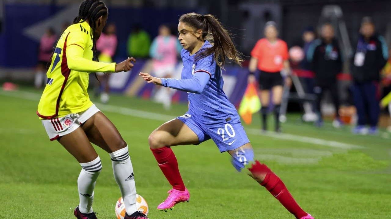 Delphine Cascarino vs Colombia - Goals, assist, skills
