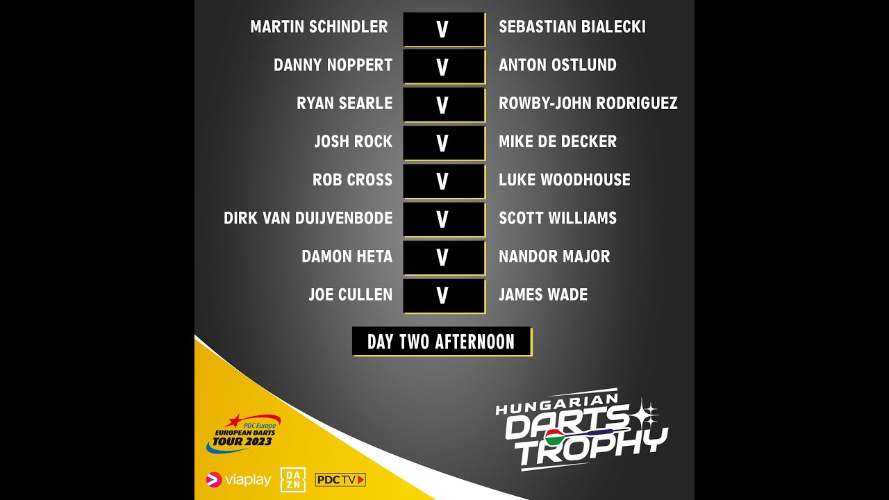 PDC Hungarian Darts Trophy 2023 Round 2 Damon Heta v Major Nándor 2023 09 23 HUN