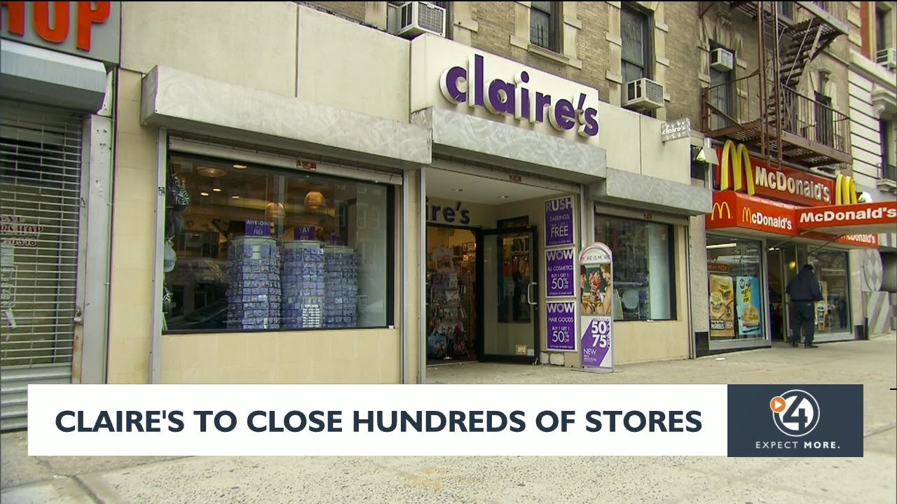 Claire's to close hundreds of stores