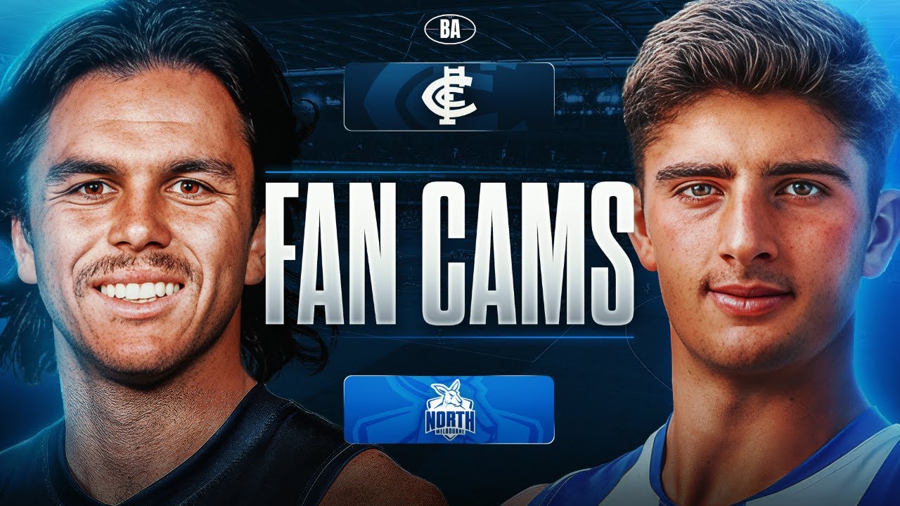 Fan Cams | Carlton V North Melbourne | Good Friday, AFL Round 4, 2026