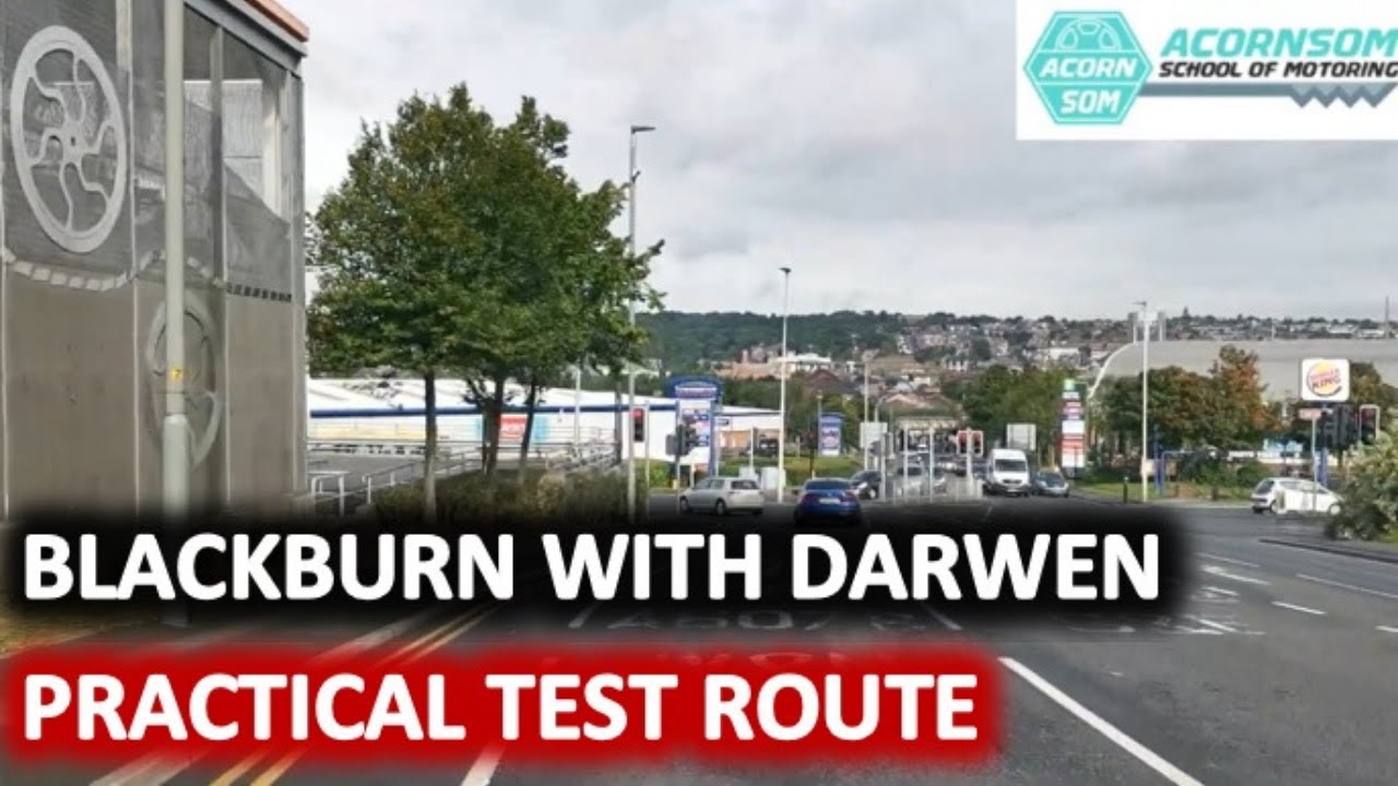 Blackburn with Darwen Driving test route Darwen Test centre UK Driving Mock Test