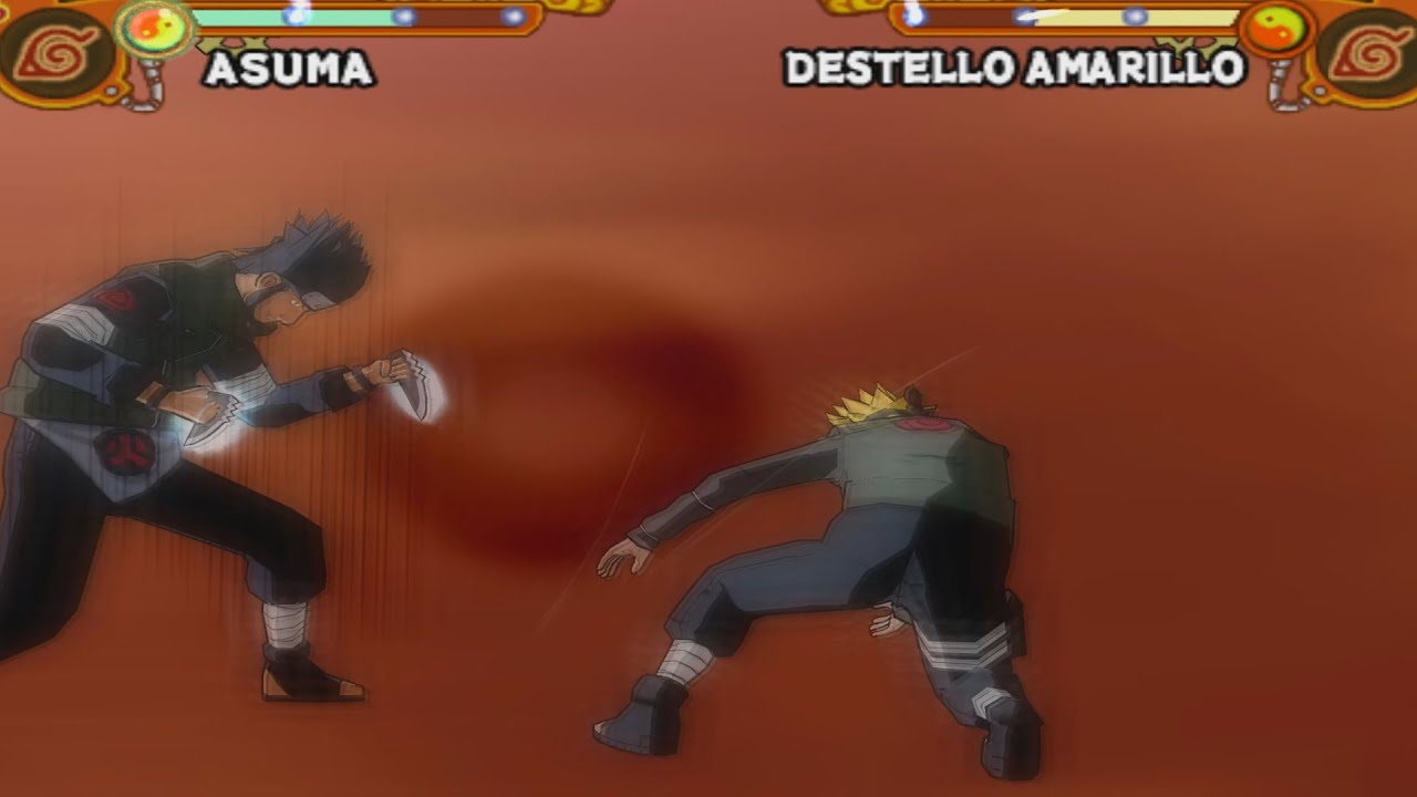 {Asuma Vs Minato} Naruto Shippuden Ultimate Ninja 5