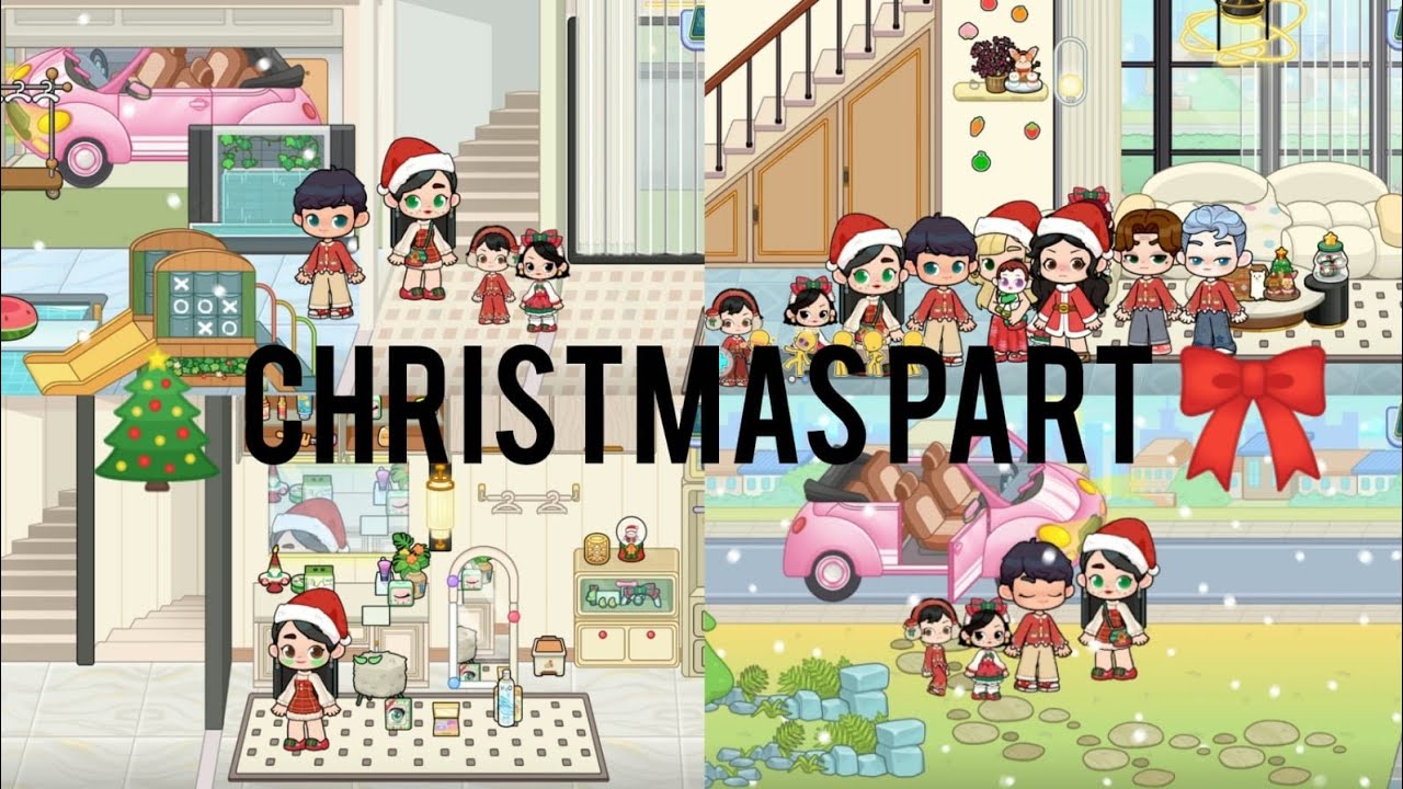 💚🌲christmas party🎀✨| # Hazel and family | #gameworld #@crazy_clouds-yt |