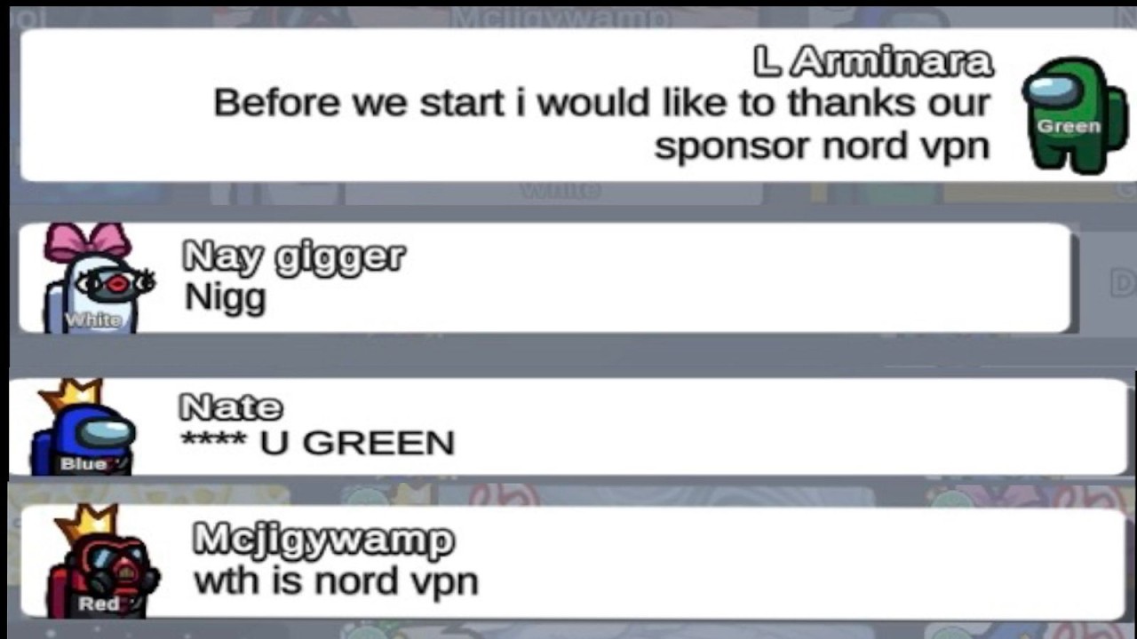 trolling people on AMONG US