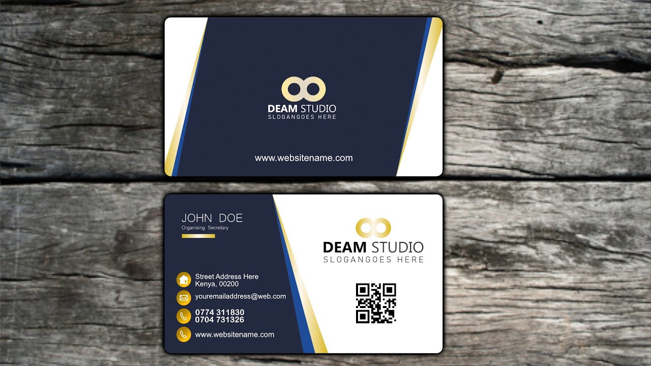 How to design a business card - #affinitydesigner