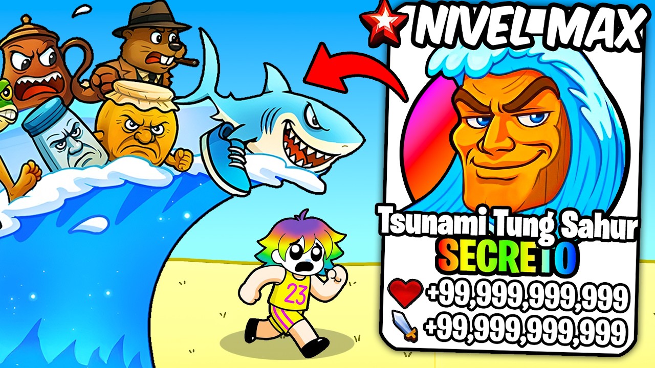 Sobreviv&iacute; desde NOOB a HACKER al TSUNAMI DE BRAINTOS en Roblox